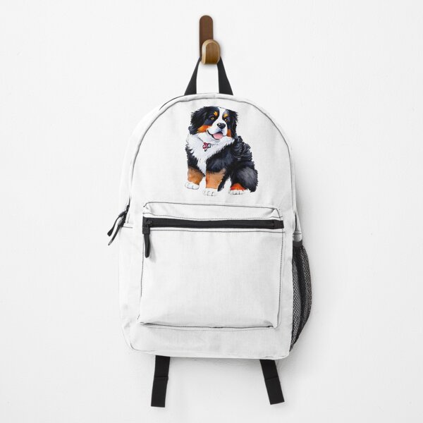 Item preview, Cute Chubby Goofy Bernese Mountain Dog - Funny Cartoon Dog Watercolor Art 3 designed and sold by Cawaiico.