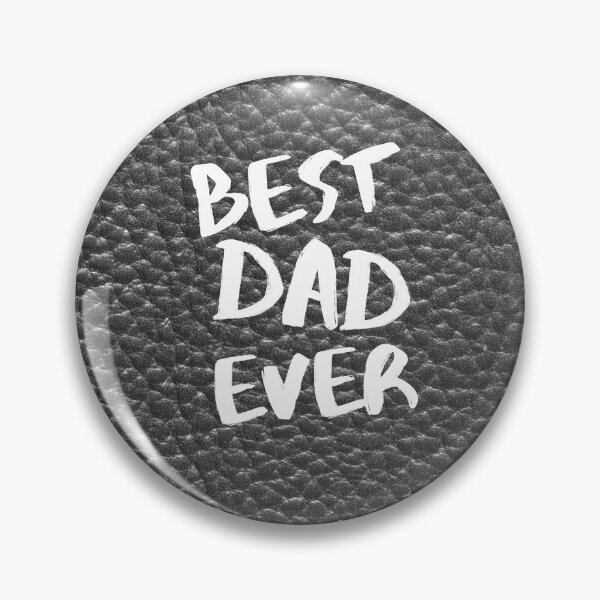 Item preview, Best Dad Ever on Black Leather Pattern designed and sold by Trendytstore.