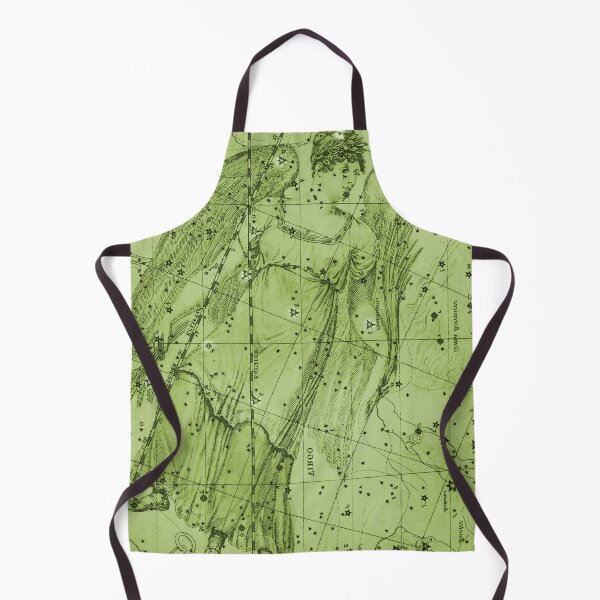 Item preview, Virgo Zodiac Constellation Star Map, Green designed and sold by notsweettea.