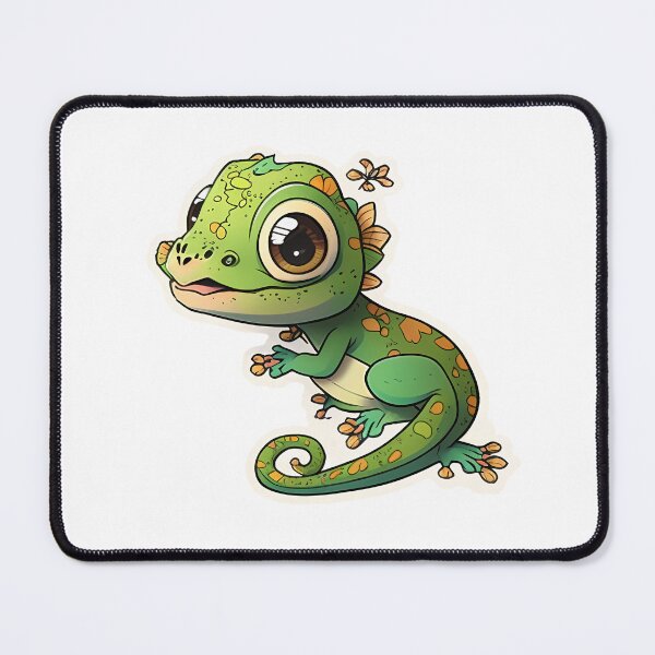Item preview, Cute Gecko Cartoon Sticker Design designed and sold by BHDesignCo.
