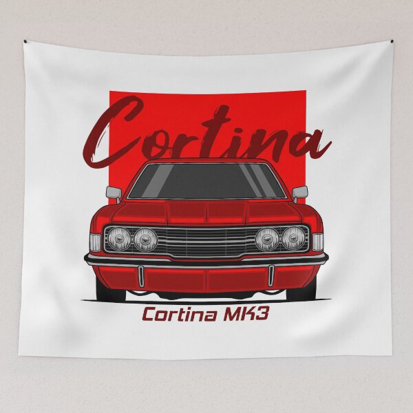 Item preview, Front Red Cortina MK3 Classic designed and sold by goldentuners.