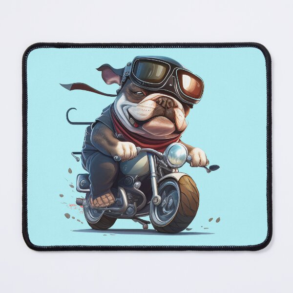 Item preview, Biker Bulldog Brutus designed and sold by she-devil-shirt.