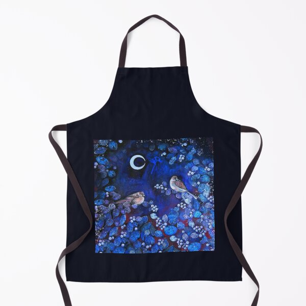 Item preview, sparrow little bird in the garden in the moonlight designed and sold by Hennagirl.