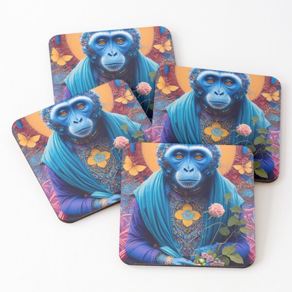 Item preview, Blue Monkey Pray designed and sold by HenryMaster.