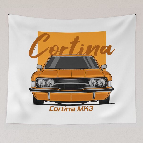 Item preview, Front Orange Cortina MK3 Classic designed and sold by goldentuners.