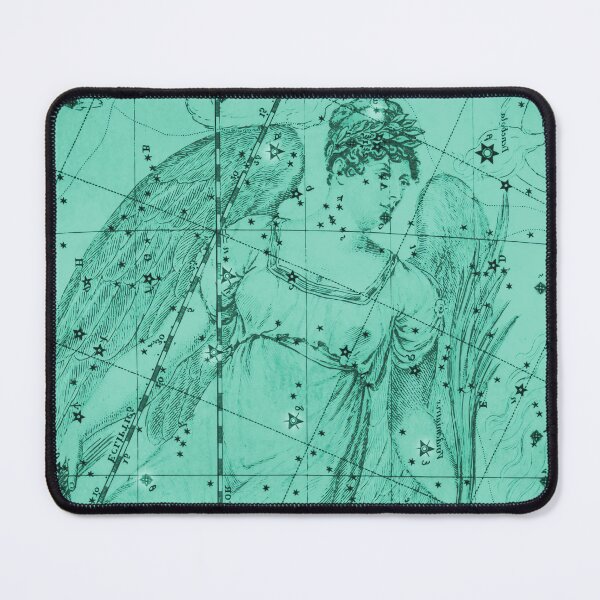 Item preview, Virgo Zodiac Constellation Star Map, Turquoise designed and sold by notsweettea.