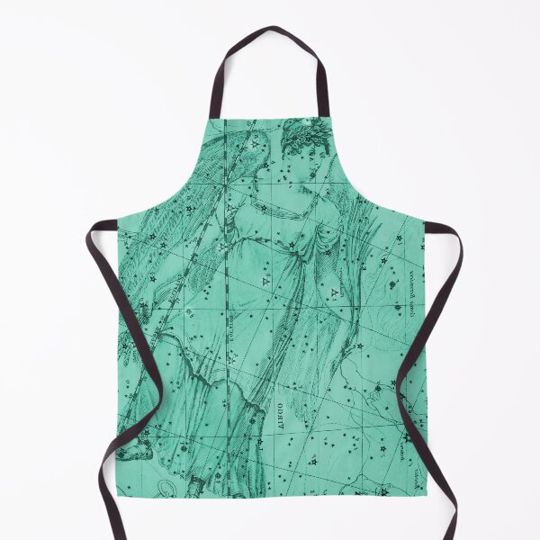 Item preview, Virgo Zodiac Constellation Star Map, Turquoise designed and sold by notsweettea.