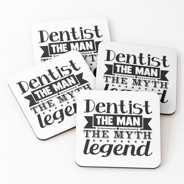 Item preview, DENTIST THE MAN THE MYTH LEGEND designed and sold by SticerOcean.
