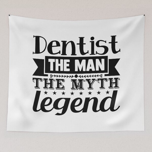 Item preview, DENTIST THE MAN THE MYTH LEGEND designed and sold by SticerOcean.