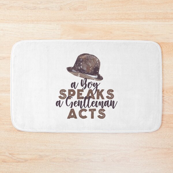 Item preview, A Boy Speaks A Gentleman Acts designed and sold by CraftedWithLove.