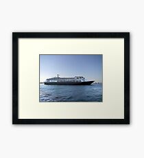 Amsterdam, Cruise Liner Framed Print