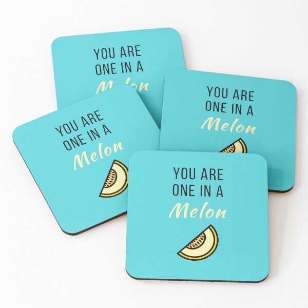 Item preview, One in a Melon - Food Word Pun designed and sold by Graham Baitson.