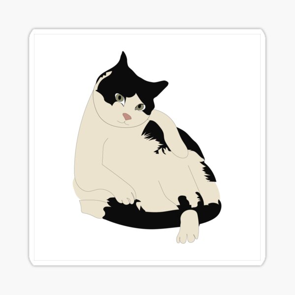 Cute Cat PFP Sticker for Sale by thetechnopath