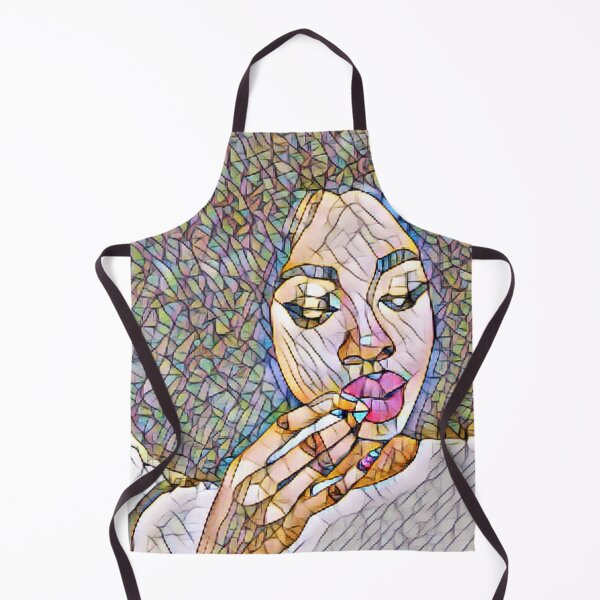 Item preview, black girl mosaic art designed and sold by Urbanclassy.