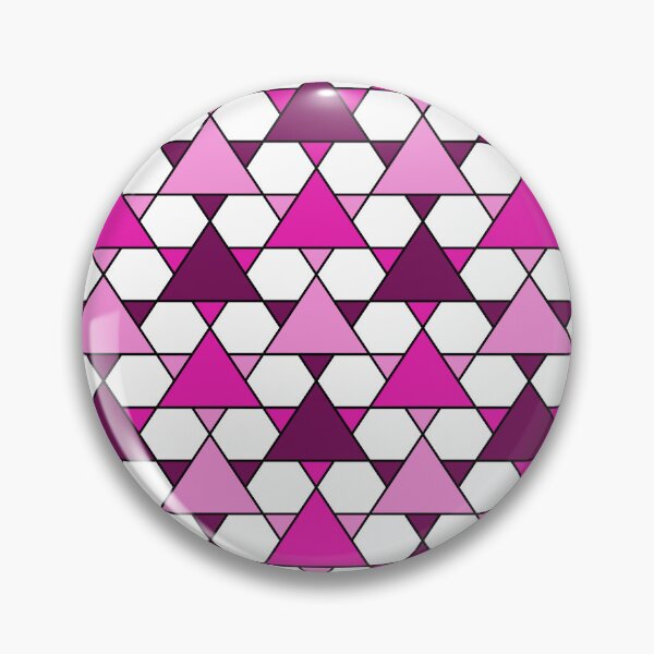 Item preview, Intricate Pink Triangles Pattern - White Version designed and sold by WonderLang.