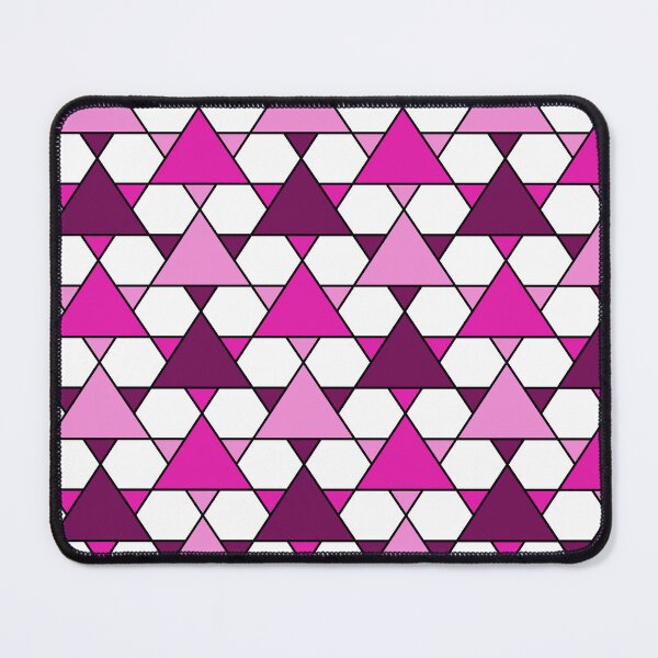 Item preview, Intricate Pink Triangles Pattern - White Version designed and sold by WonderLang.
