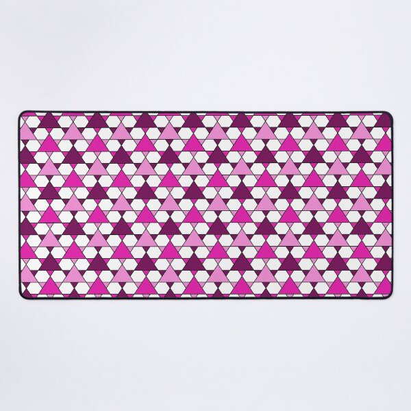 Item preview, Intricate Pink Triangles Pattern - White Version designed and sold by WonderLang.