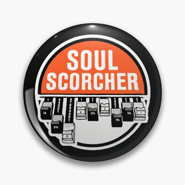 Item preview, soul scorcher hammond emblem for dark background designed and sold by jomi.amsterdam.