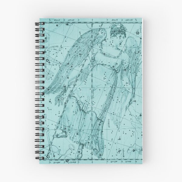 Item preview, Virgo Zodiac Constellation Star Map, Light Blue designed and sold by notsweettea.