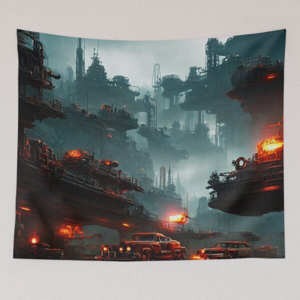 Item preview, Cyberpunk City LVI designed and sold by Hyper-Store.