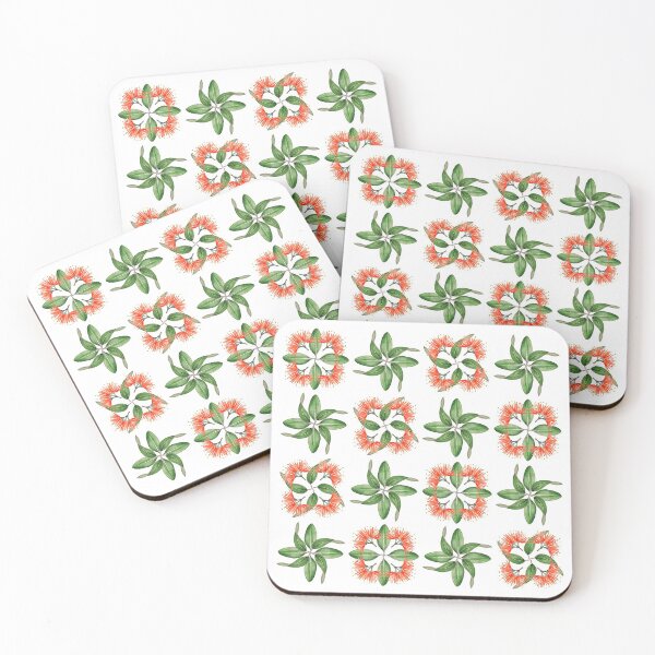 Item preview, Pohutukawa Flowers designed and sold by cupofcolour.