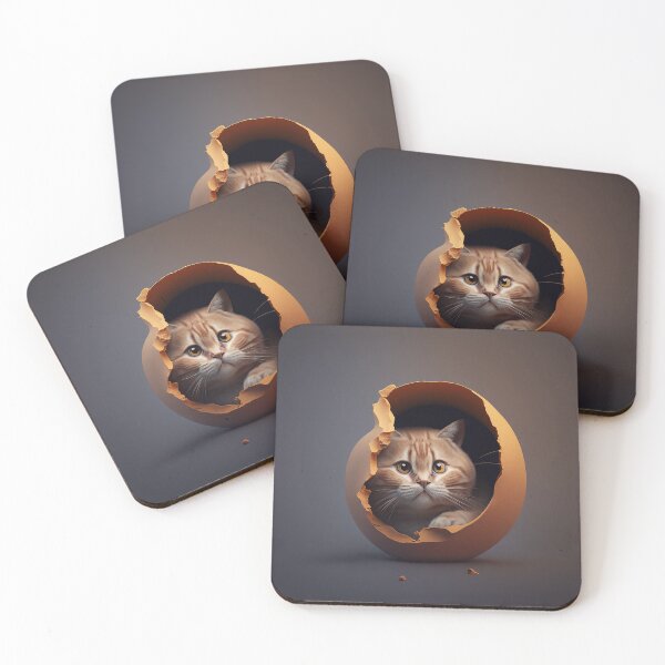 Item preview, Copy of Fat cat in hole 030 [square] designed and sold by jetaiart.