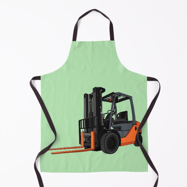 Item preview, Forklift cartoon illustration designed and sold by Misscartoon.