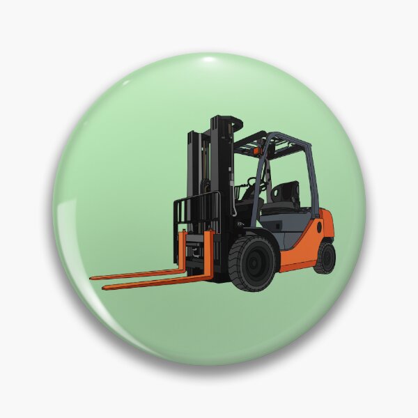 Item preview, Forklift cartoon illustration designed and sold by Misscartoon.