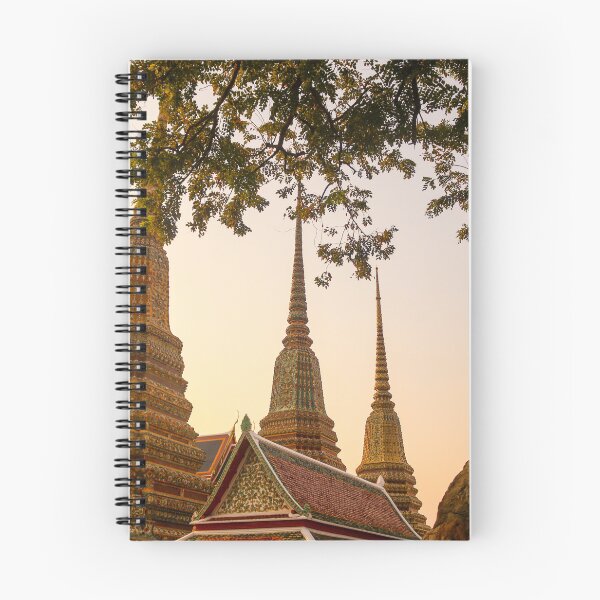 Item preview, Mosaic tiled Buddha stupas and an iron sculpture at Wat Pho temple. designed and sold by kall3bu.