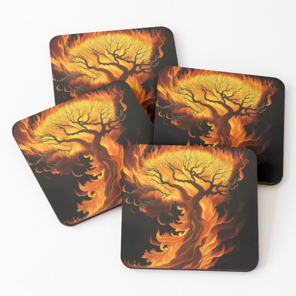Item preview, Fire Tree, Ai Generated Art  designed and sold by ACC .