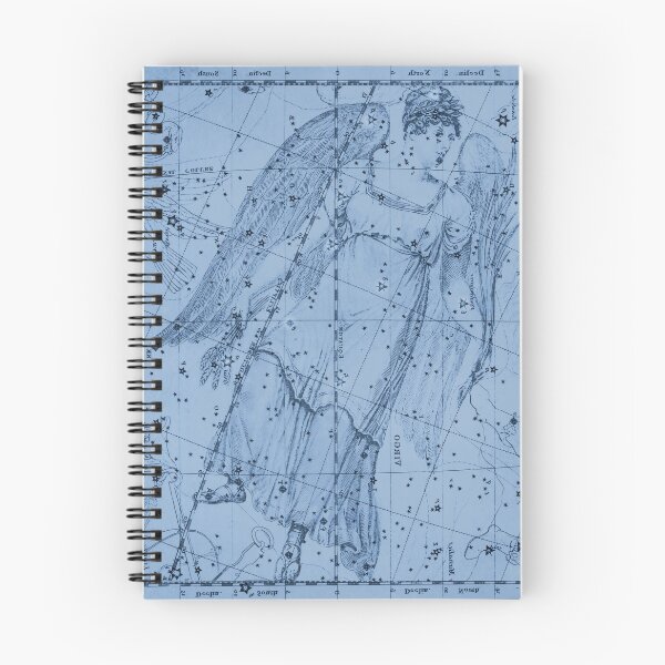 Item preview,  Virgo Zodiac Constellation Star Map, Blue designed and sold by notsweettea.