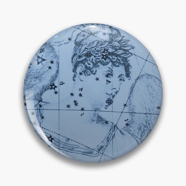Item preview,  Virgo Zodiac Constellation Star Map, Blue designed and sold by notsweettea.