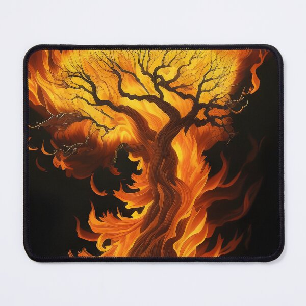 Item preview, Fire Tree, Ai Generated Art designed and sold by ACC .