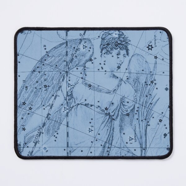 Item preview,  Virgo Zodiac Constellation Star Map, Blue designed and sold by notsweettea.