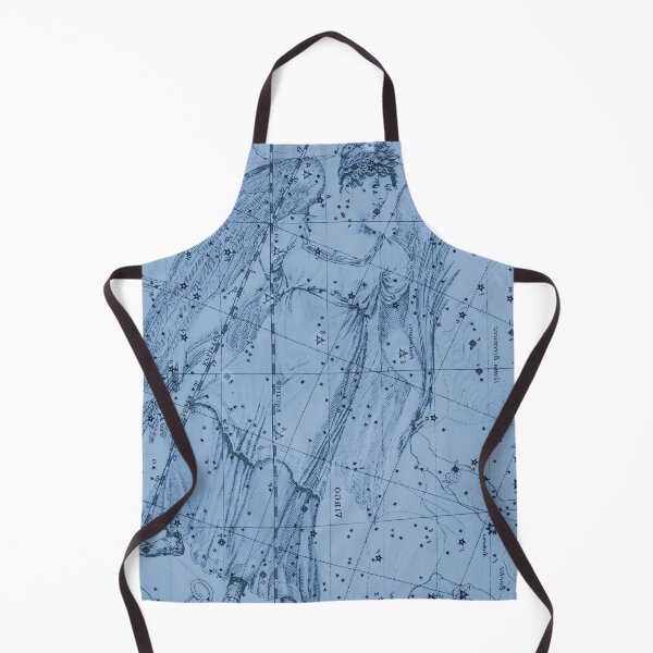 Item preview, Virgo Zodiac Constellation Star Map, Blue designed and sold by notsweettea.