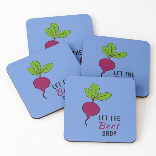 Item preview, Let the Beet Drop - Food Word Pun designed and sold by Graham Baitson.