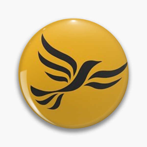 Item preview, LIBERAL DEMOCRATS // UK political party yellow dove designed and sold by queensmoothy.