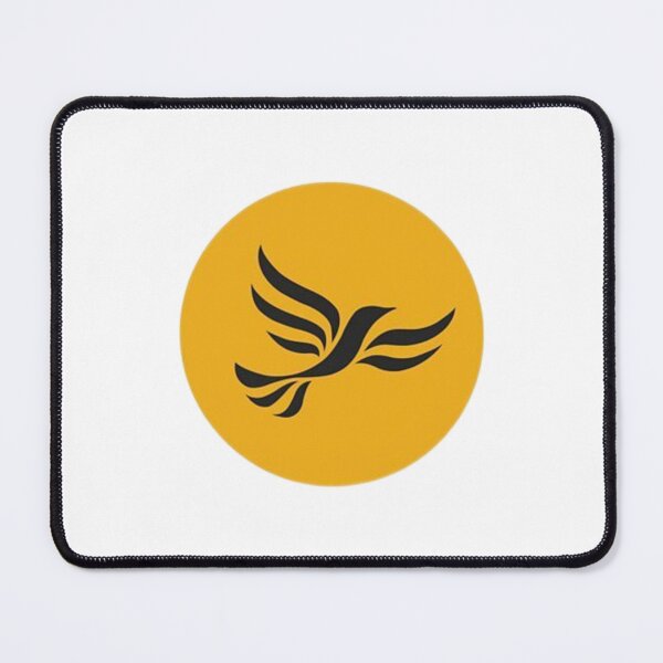 Item preview, LIBERAL DEMOCRATS // UK political party yellow dove designed and sold by queensmoothy.