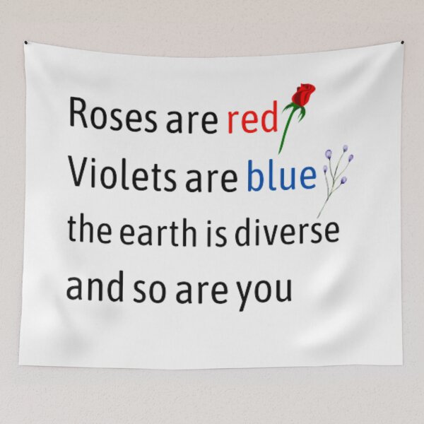 Item preview, Roses are red violets are blue the earth is diverse and so are you designed and sold by TeePassion.