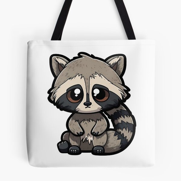 Item preview, Lindo mapache de dibujos animados designed and sold by BHDesignCo.
