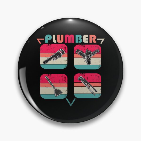 Item preview, Vintage Plumbing Retro Plumber Pipefitter designed and sold by Trendy Valley .