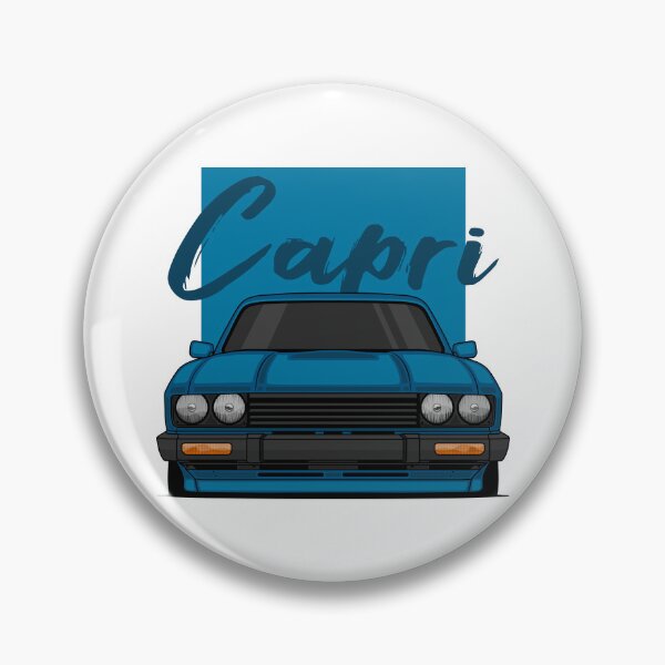 Item preview, Front Blue Capri MK3 Classic designed and sold by goldentuners.