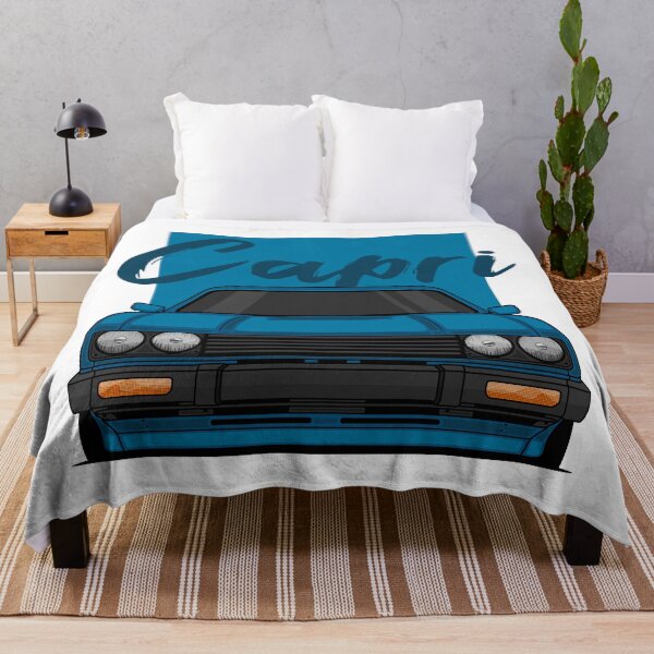 Item preview, Front Blue Capri MK3 Classic designed and sold by goldentuners.