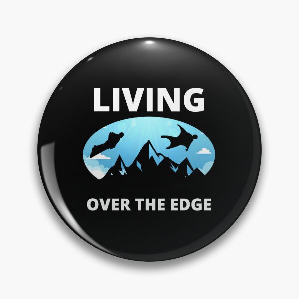 Item preview, Wingsuit flying Base Jumping Skydiving Mountains Peak designed and sold by TastefulTees.