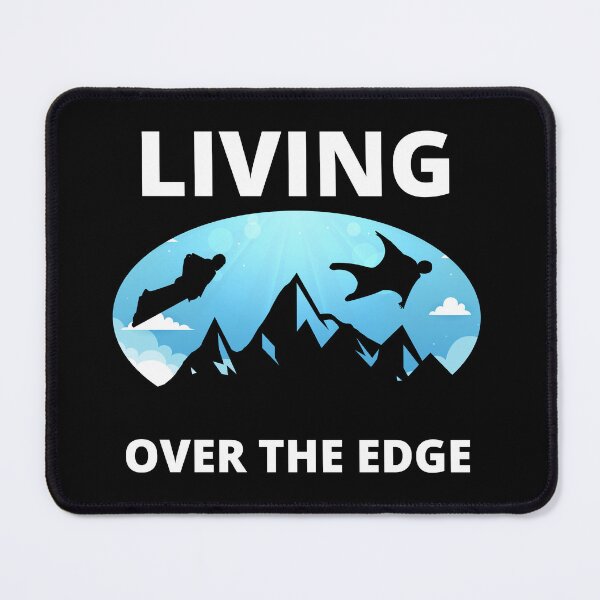 Item preview, Wingsuit flying Base Jumping Skydiving Mountains Peak designed and sold by TastefulTees.