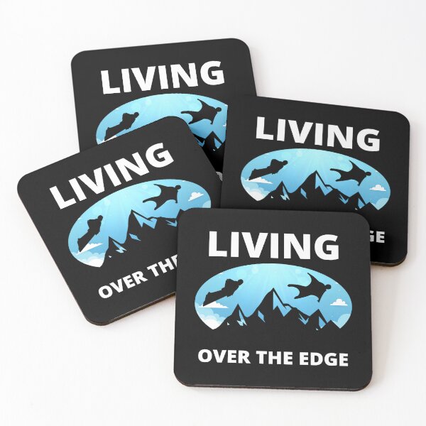 Item preview, Wingsuit flying Base Jumping Skydiving Mountains Peak designed and sold by TastefulTees.