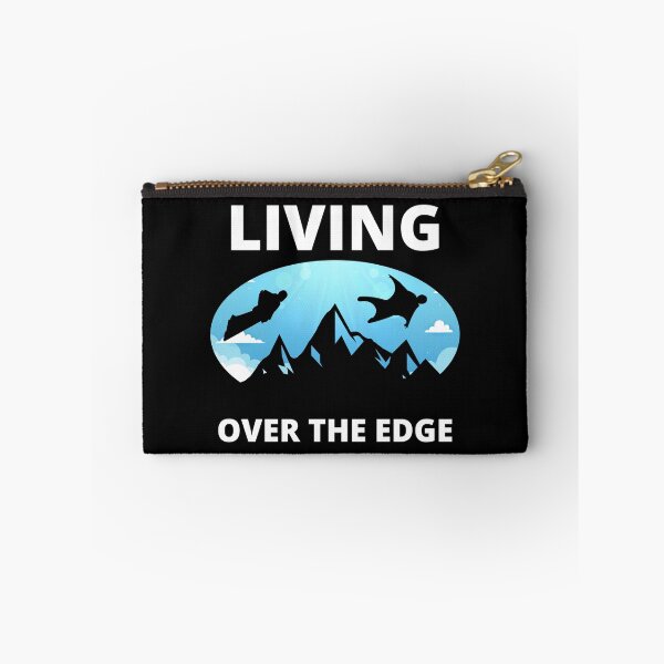 Item preview, Wingsuit flying Base Jumping Skydiving Mountains Peak designed and sold by TastefulTees.