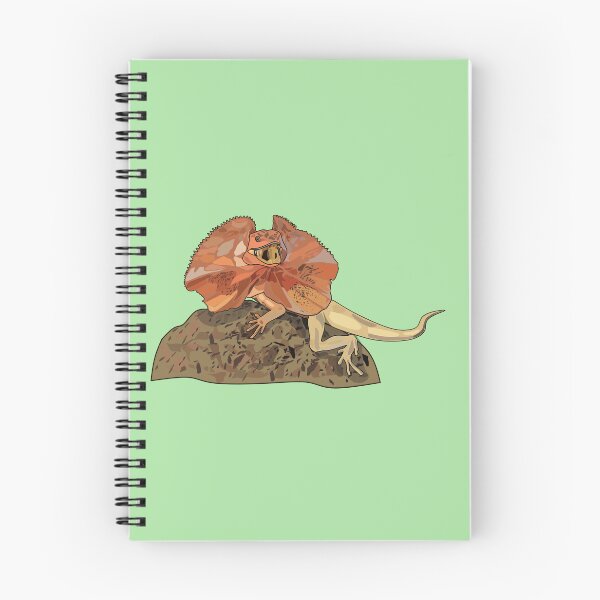 Item preview, Frilled-neck lizard cartoon illustration designed and sold by Misscartoon.