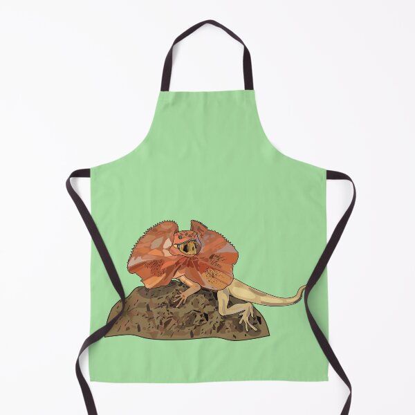 Item preview, Frilled-neck lizard cartoon illustration designed and sold by Misscartoon.