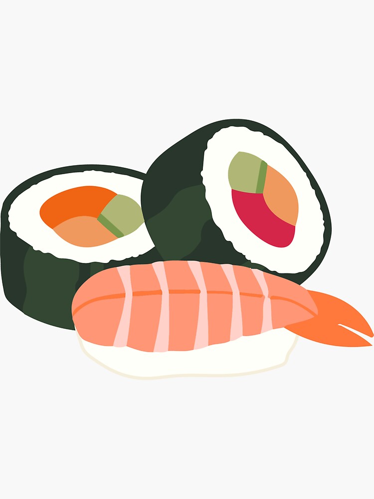  Sushi  Sticker  by cpickoski Redbubble